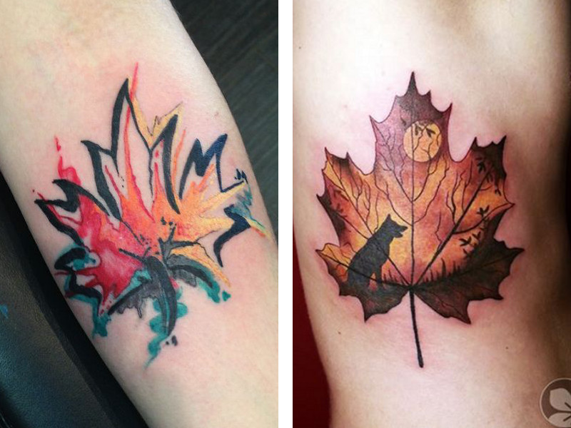 Значения татуировки листья